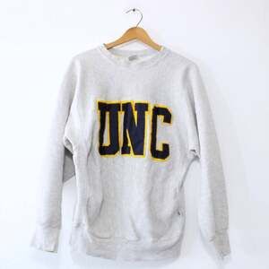 Vintage 90s UNC North Carolina Tar Heels Gray Sweatshirt XL
